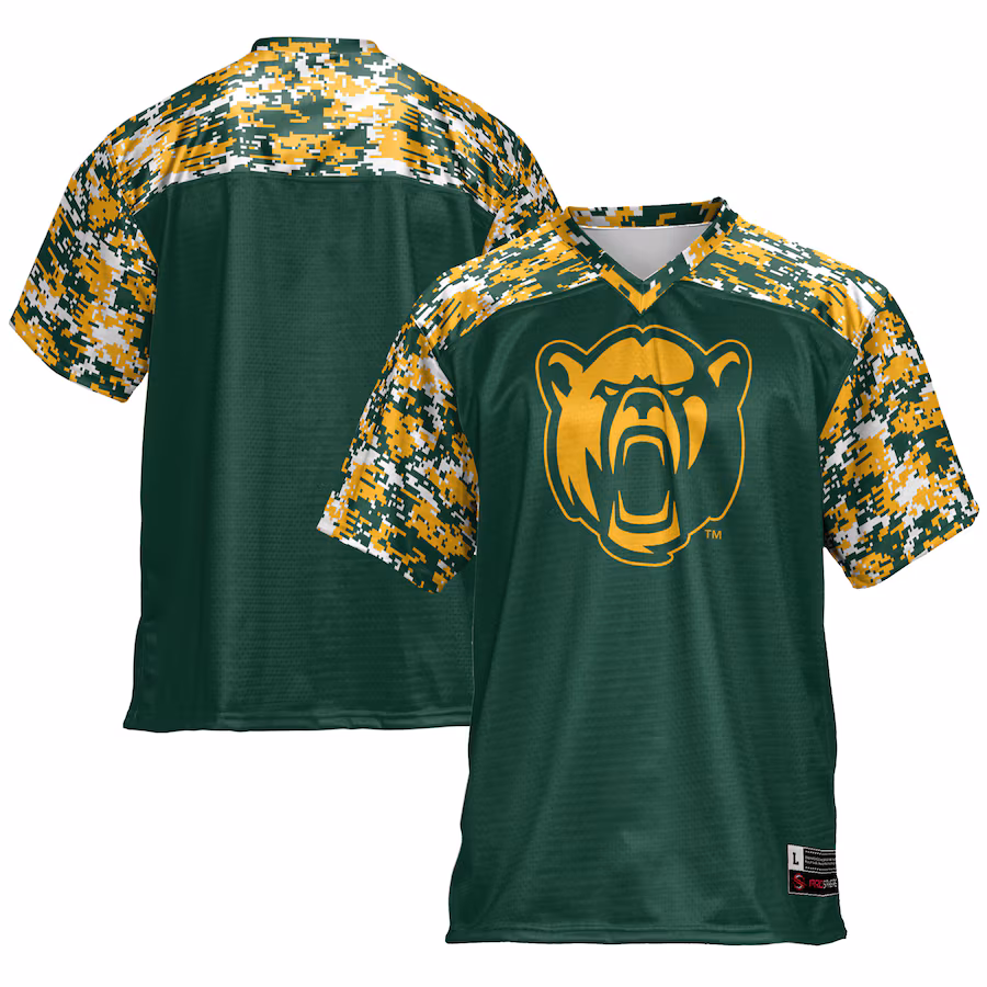 Men's GameDay Greats Green Baylor Bears Football Jersey - ujerseystore