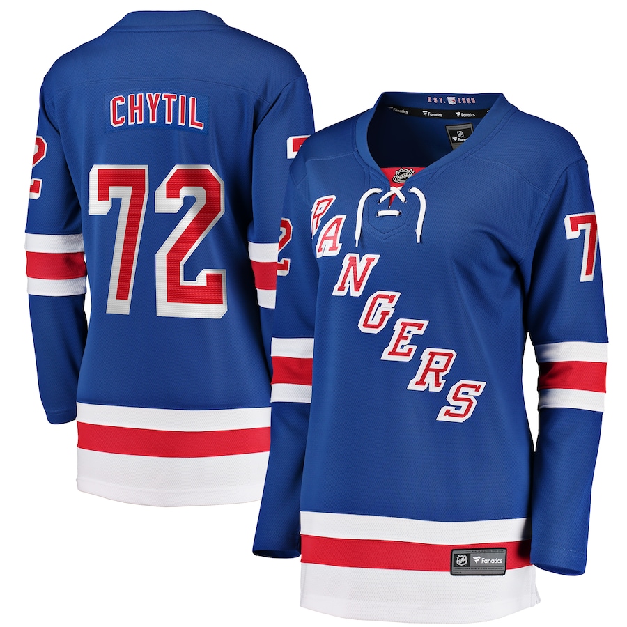 Filip Chytil New York Rangers Fanatics Women's Home Breakaway Player Jersey - Blue - ujerseystore
