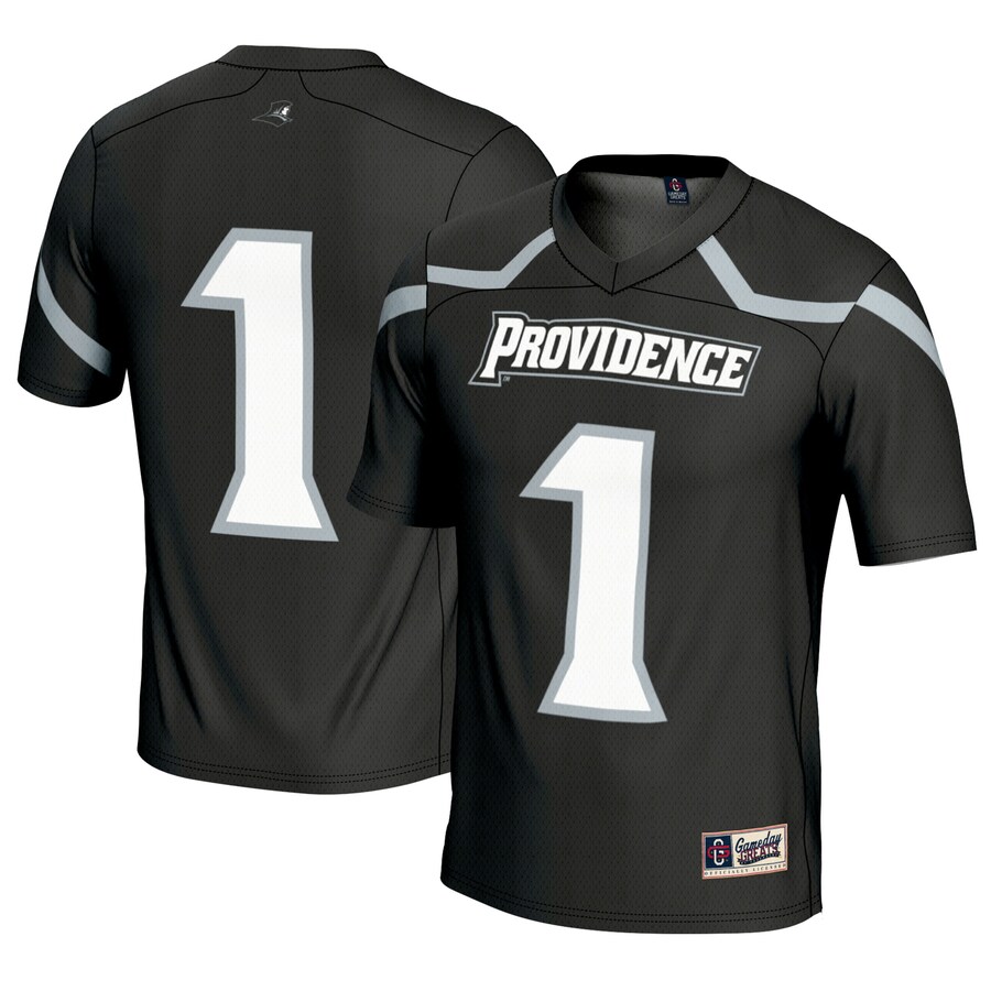 #1 Providence Friars GameDay Greats Lightweight Lacrosse Jersey - Black - ujerseystore