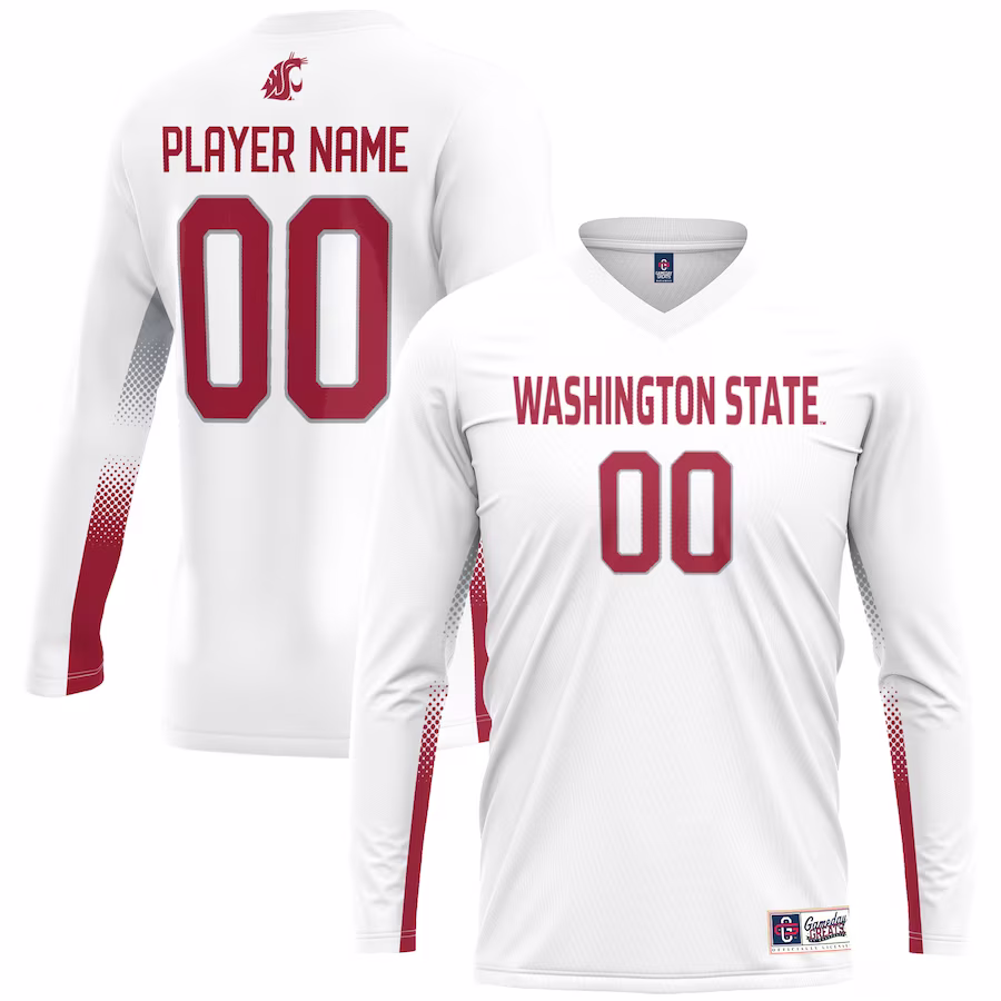 Washington State Cougars GameDay Greats Youth Lightweight NIL Women's Volleyball Jersey - White - ujerseystore