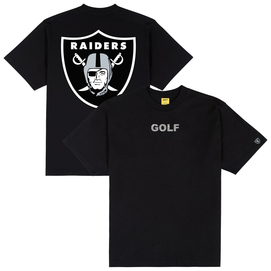 Men's Las Vegas Raiders GOLF WANG Black Motto T-Shirt - ujerseystore