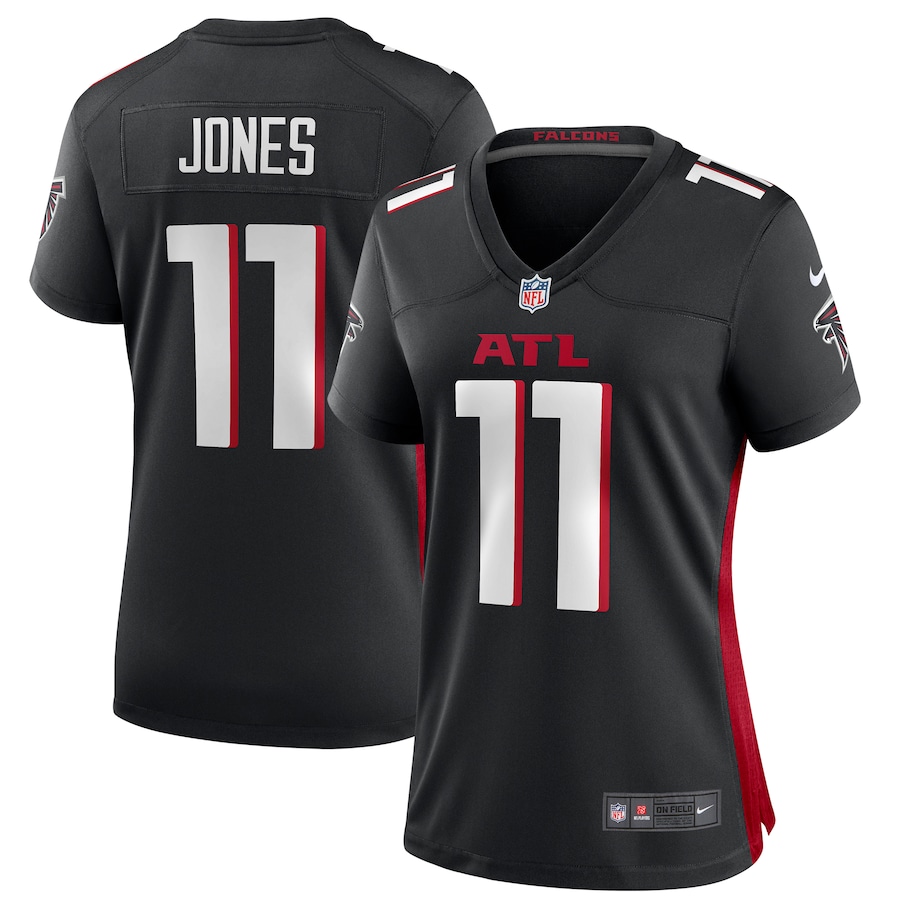 Women's Atlanta Falcons Julio Jones Nike Black Game Jersey - ujerseystore
