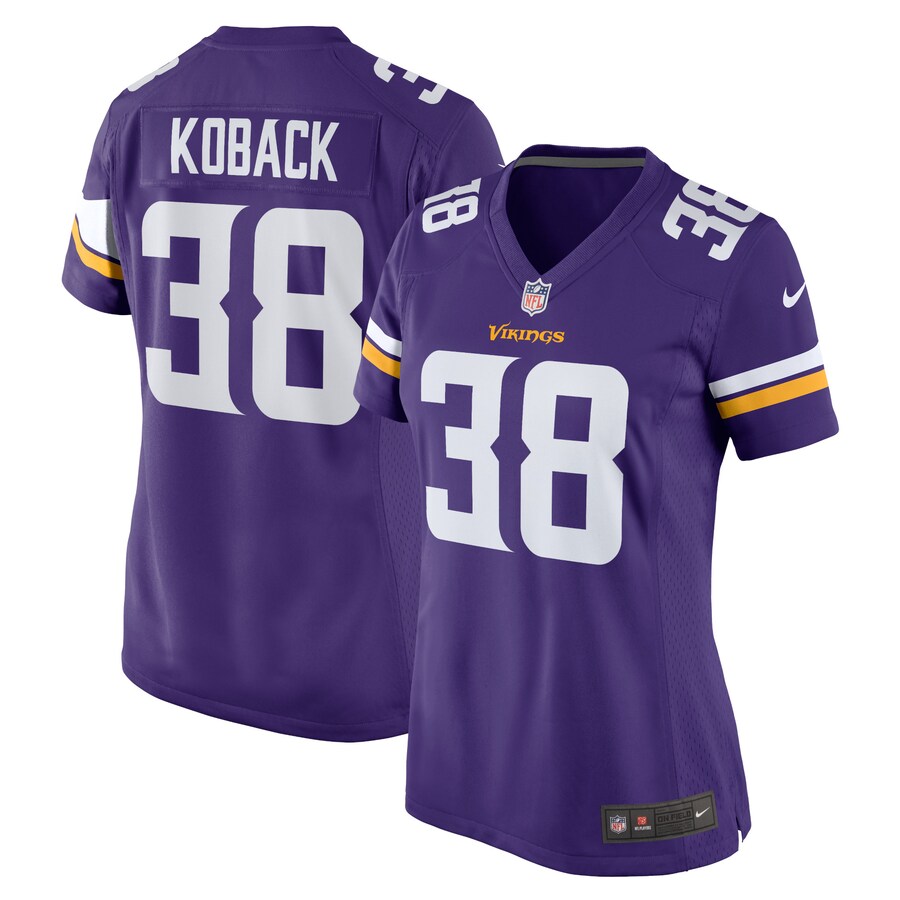 Women's Minnesota Vikings Bryant Koback Nike Purple Home Game Player Jersey - ujerseystore