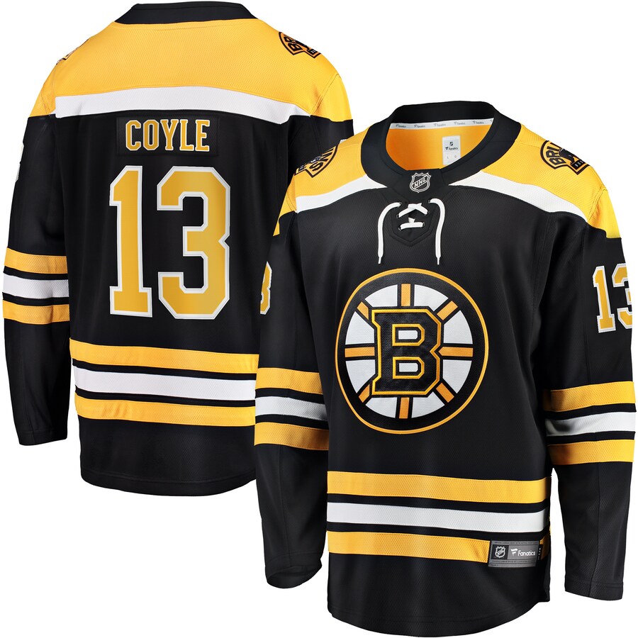 Charlie Coyle Boston Bruins Fanatics Branded Home Breakaway Player Jersey - Black - ujerseystore