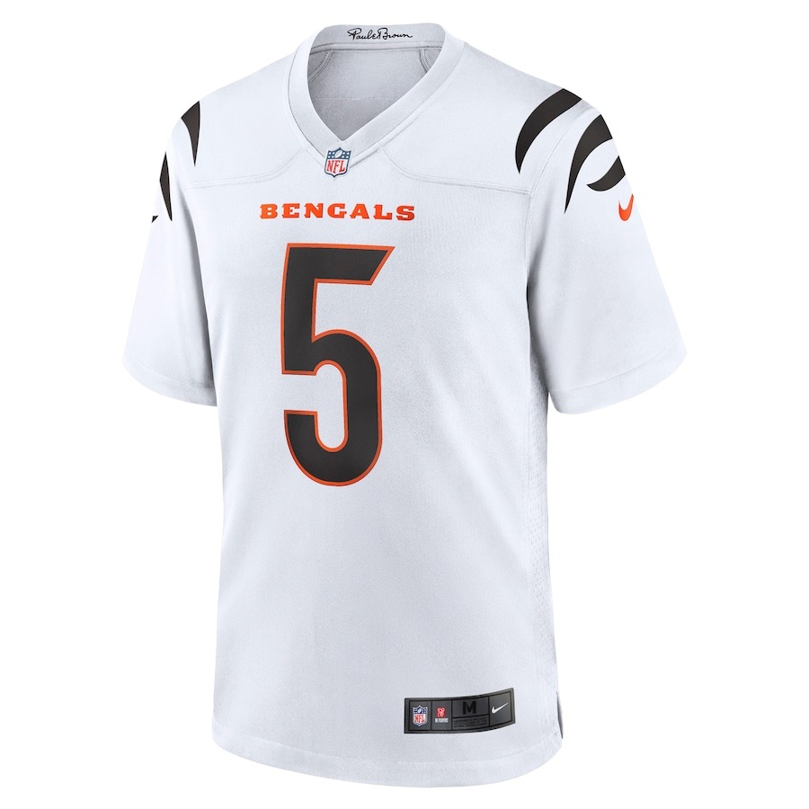 Men's Cincinnati Bengals Tee Higgins Nike White  Game Jersey - ujerseystore