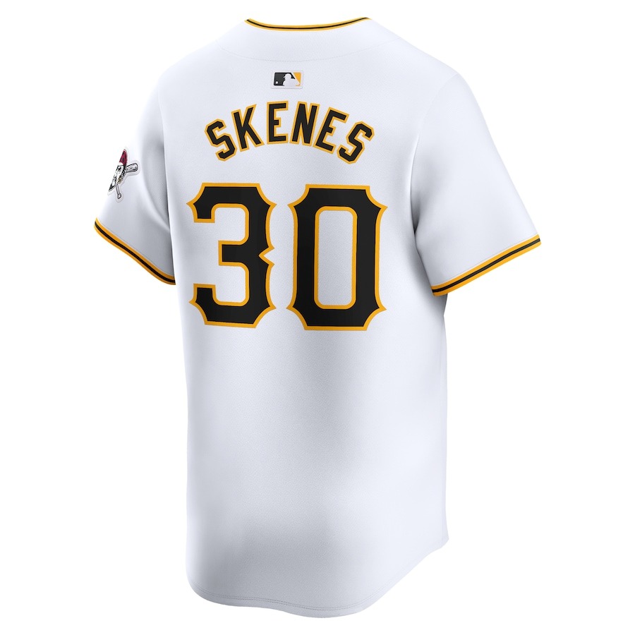 Men's Pittsburgh Pirates Paul Skenes Nike White Home Limited Player Jersey - ujerseystore