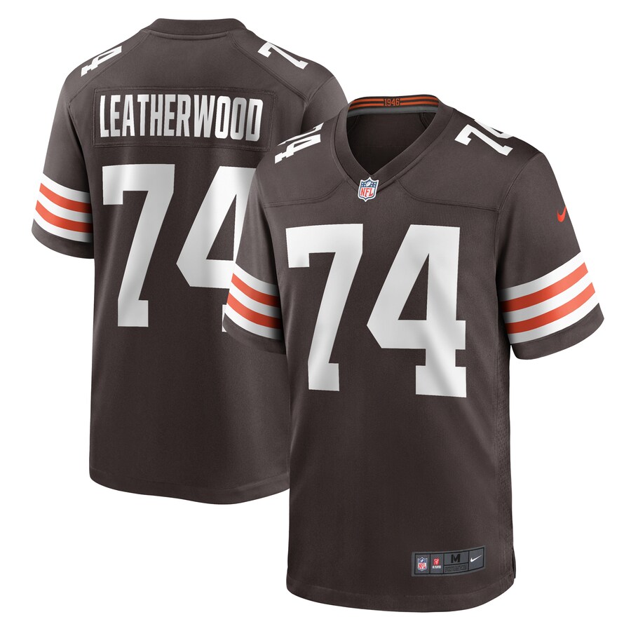 Men's Cleveland Browns Alex Leatherwood Nike  Brown Team Game Jersey - ujerseystore
