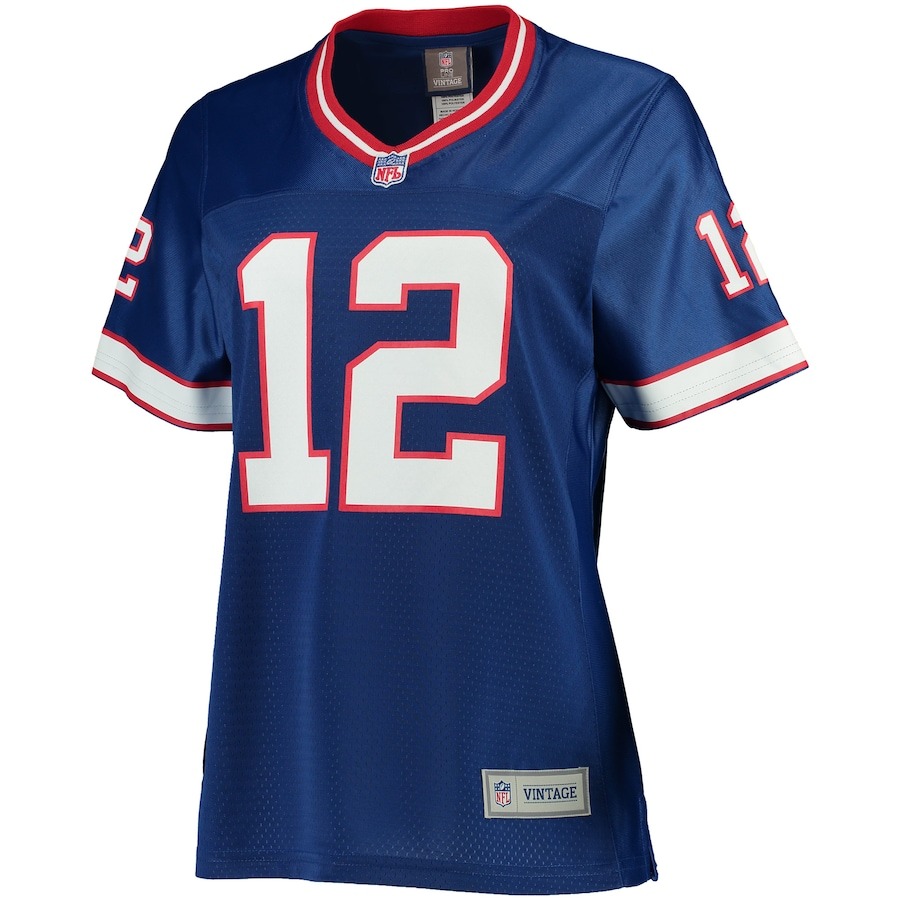 Women's Buffalo Bills Jim Kelly NFL Pro Line Royal Retired Player Replica Jersey - ujerseystore