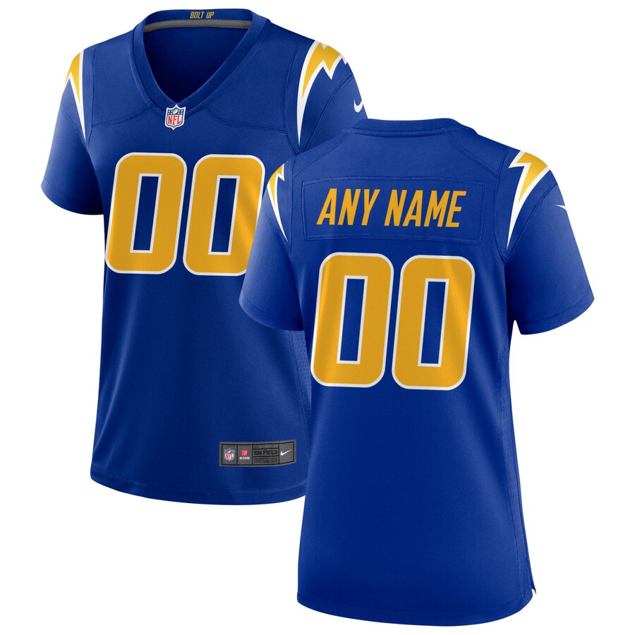 Women's Los Angeles Chargers Nike Royal Alternate Custom Game Jersey - ujerseystore