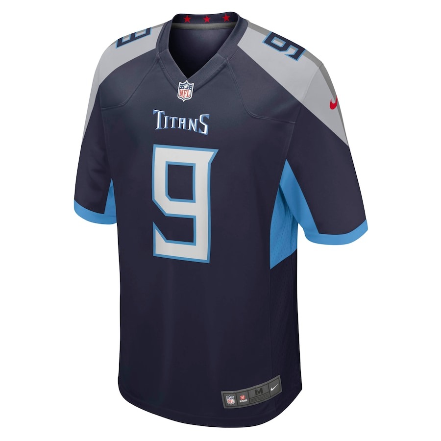 Men's Tennessee Titans Steve McNair Nike Navy Game Retired Player Jersey - ujerseystore