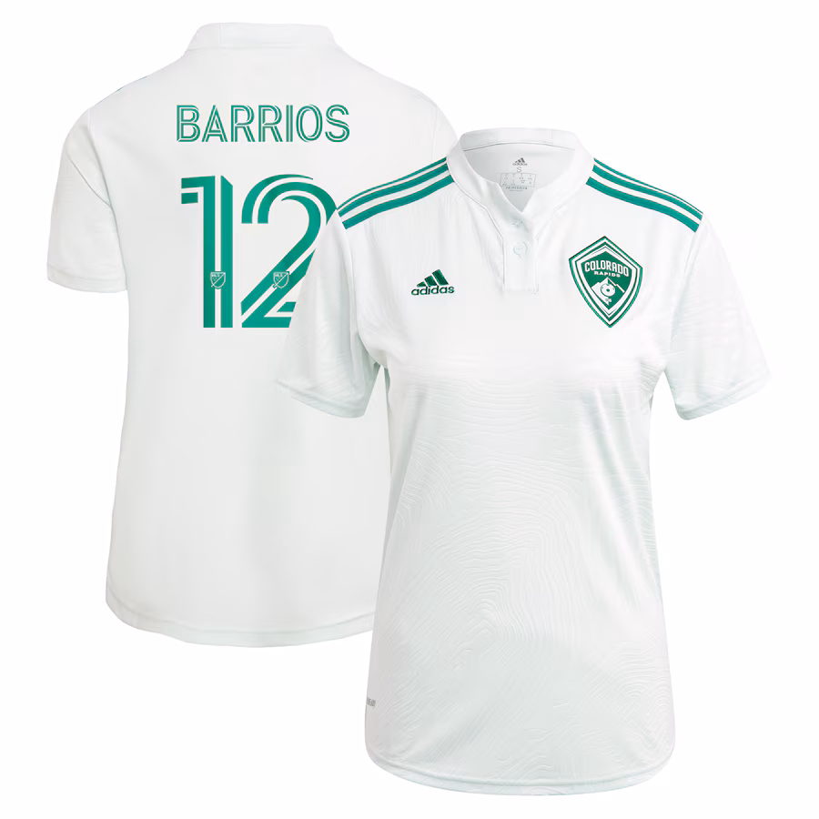 Women's Colorado Rapids Michael Barrios adidas Green 2021 Class Five Replica Player Jersey - ujerseystore