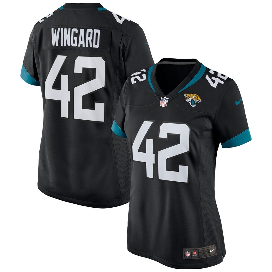 Women's Jacksonville Jaguars Andrew Wingard Nike Black Game Jersey - ujerseystore