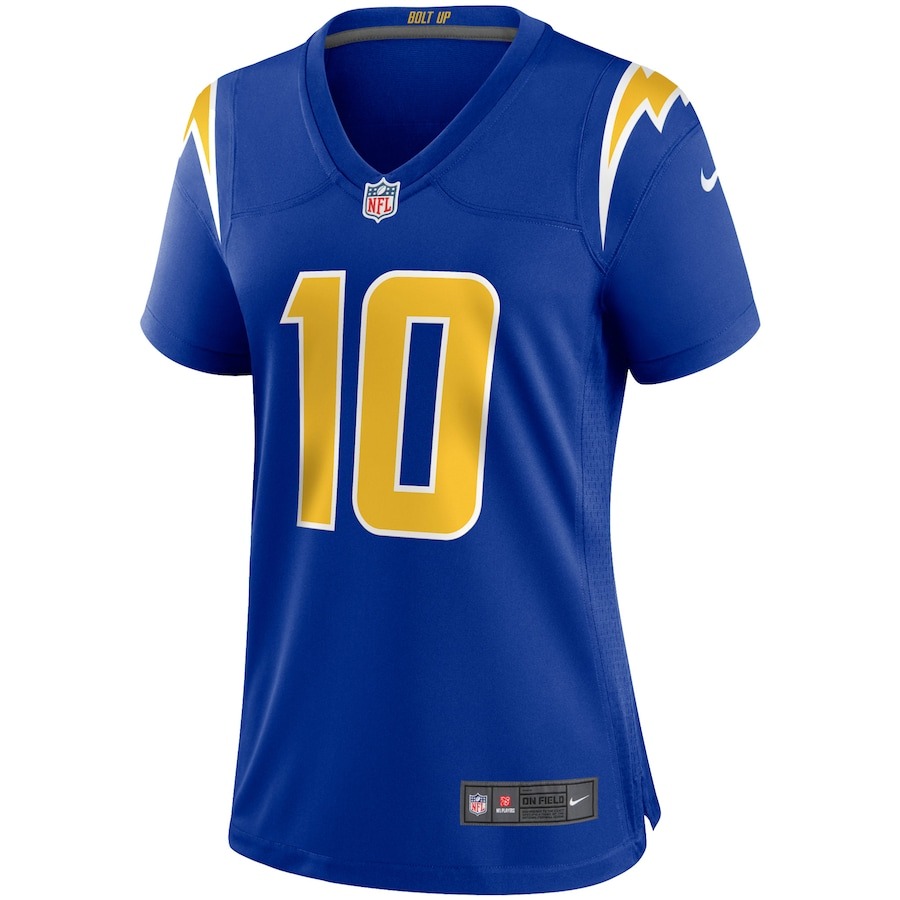 Women's Los Angeles Chargers Justin Herbert Nike Royal Game Jersey - ujerseystore