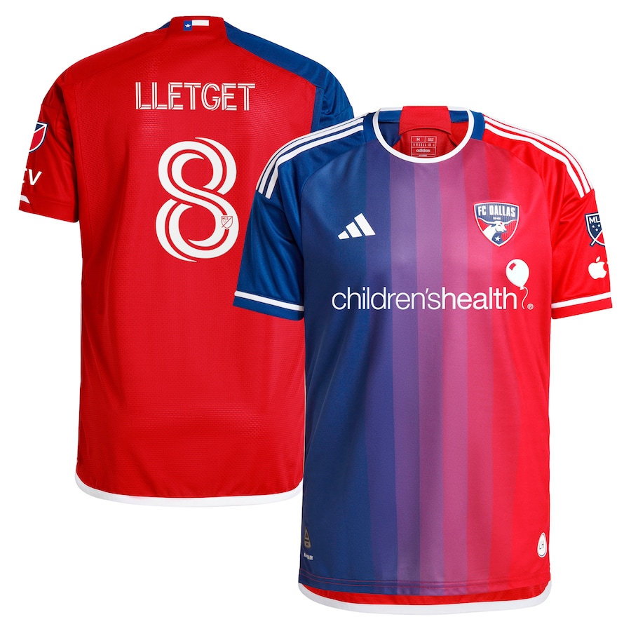 Men's FC Dallas Sebastian Lletget adidas Navy 2024 After Burner Authentic Player Jersey - ujerseystore