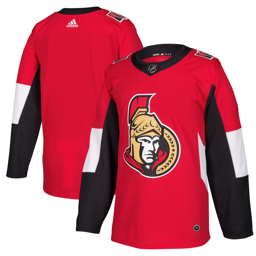 Men's Ottawa Senators adidas Red Home Authentic Blank Jersey - ujerseystore