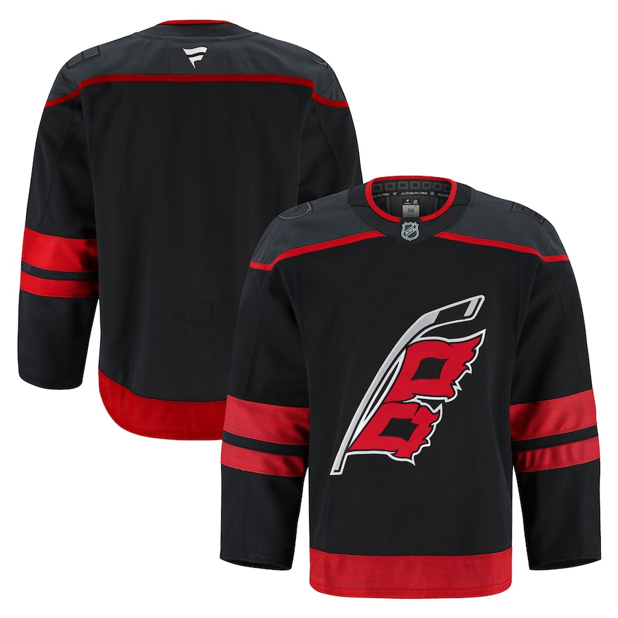 Men's Carolina Hurricanes Fanatics Black Home Authentic Pro Jersey - ujerseystore