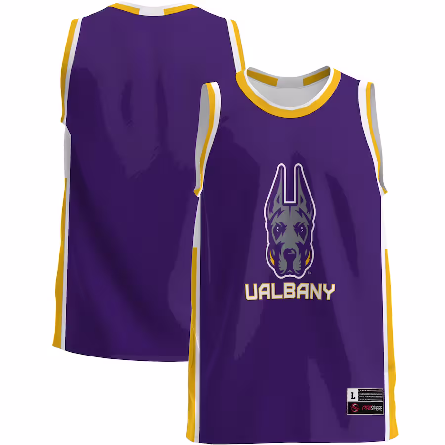 UAlbany Great Danes GameDay Greats Lightweight Basketball Jersey - Purple - ujerseystore