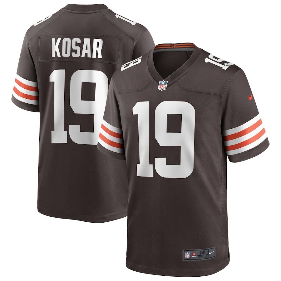Men's Cleveland Browns Bernie Kosar Nike Brown Game Retired Player Jersey - ujerseystore