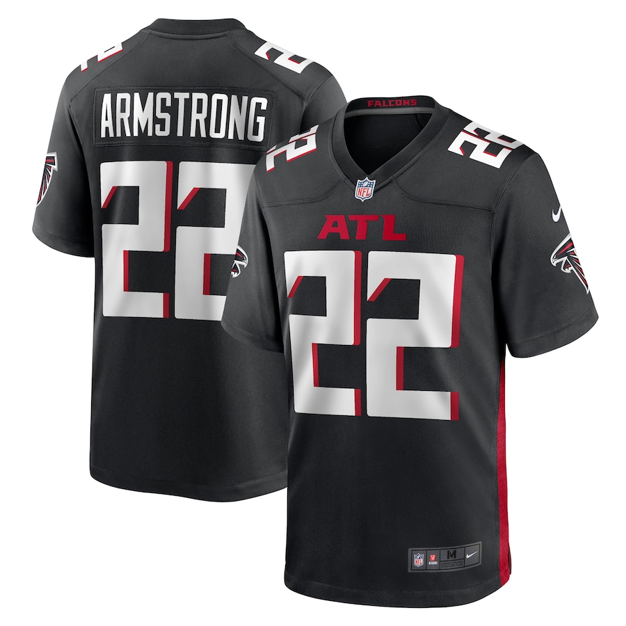 Men's Atlanta Falcons Cornell Armstrong Nike  Black Team Game Jersey - ujerseystore