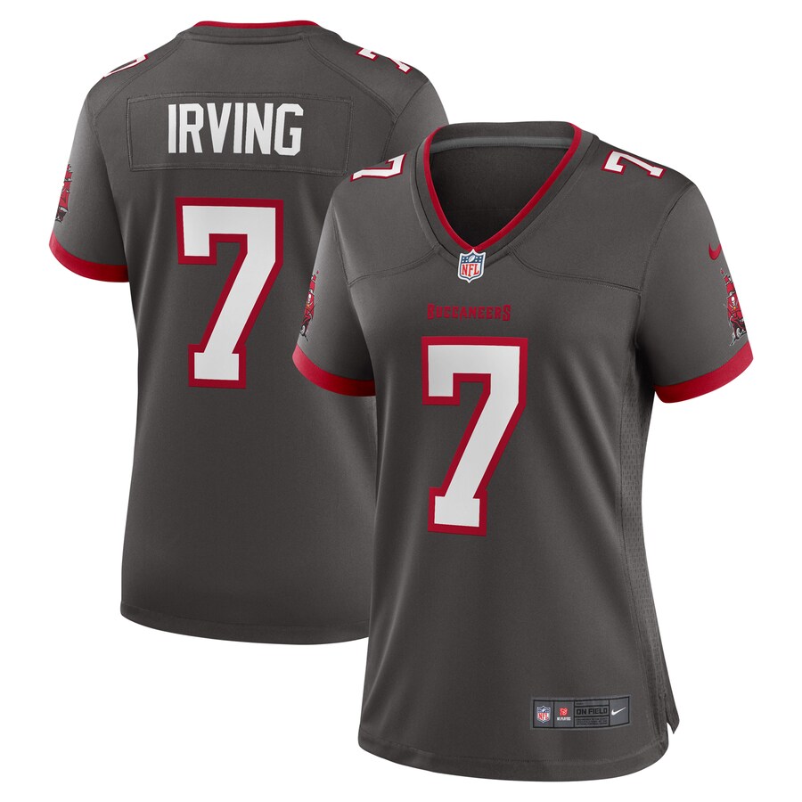 Women's Tampa Bay Buccaneers Bucky Irving Nike Pewter Alternate Game Jersey - ujerseystore
