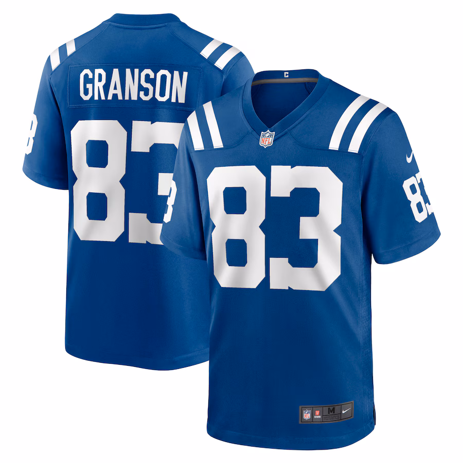 Men's Indianapolis Colts Kylen Granson Nike Royal Game Jersey - ujerseystore