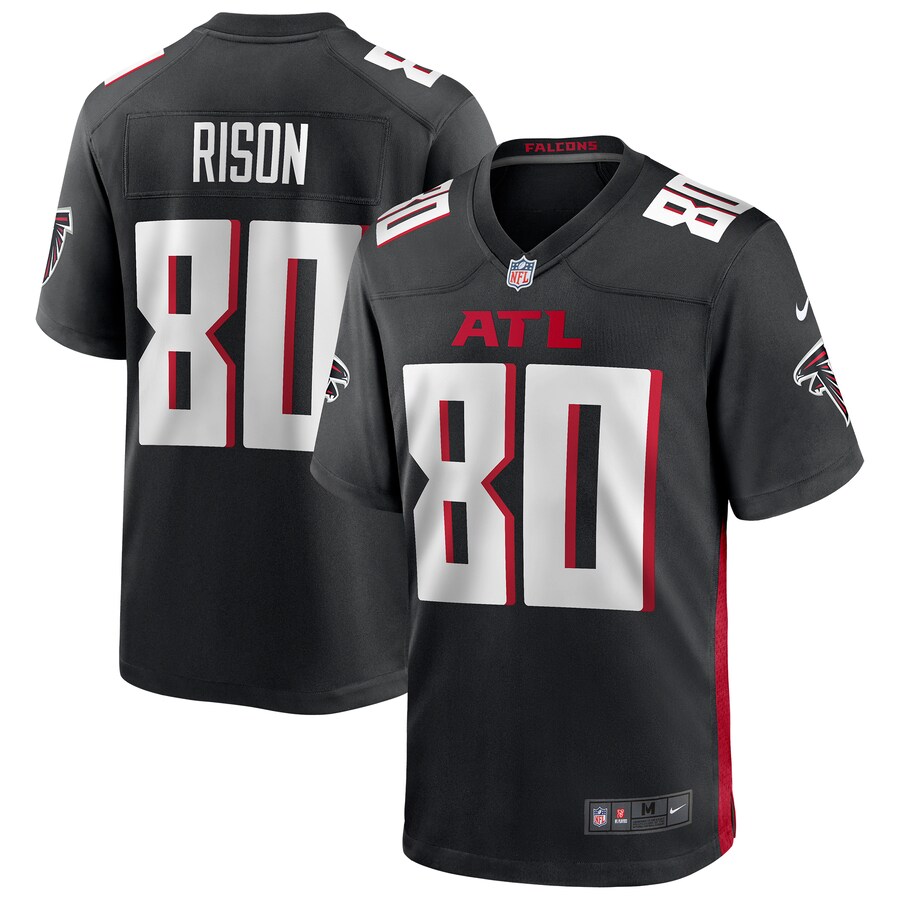 Men's Atlanta Falcons Andre Rison Nike Black Game Retired Player Jersey - ujerseystore