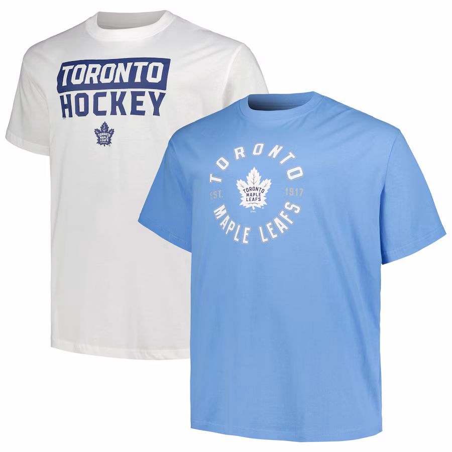 Men's Toronto Maple Leafs Fanatics Big & Tall 2-Pack T-Shirt Set - ujerseystore