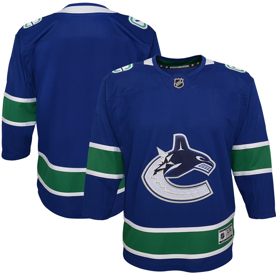 Youth Vancouver Canucks Blue Premier Jersey - ujerseystore
