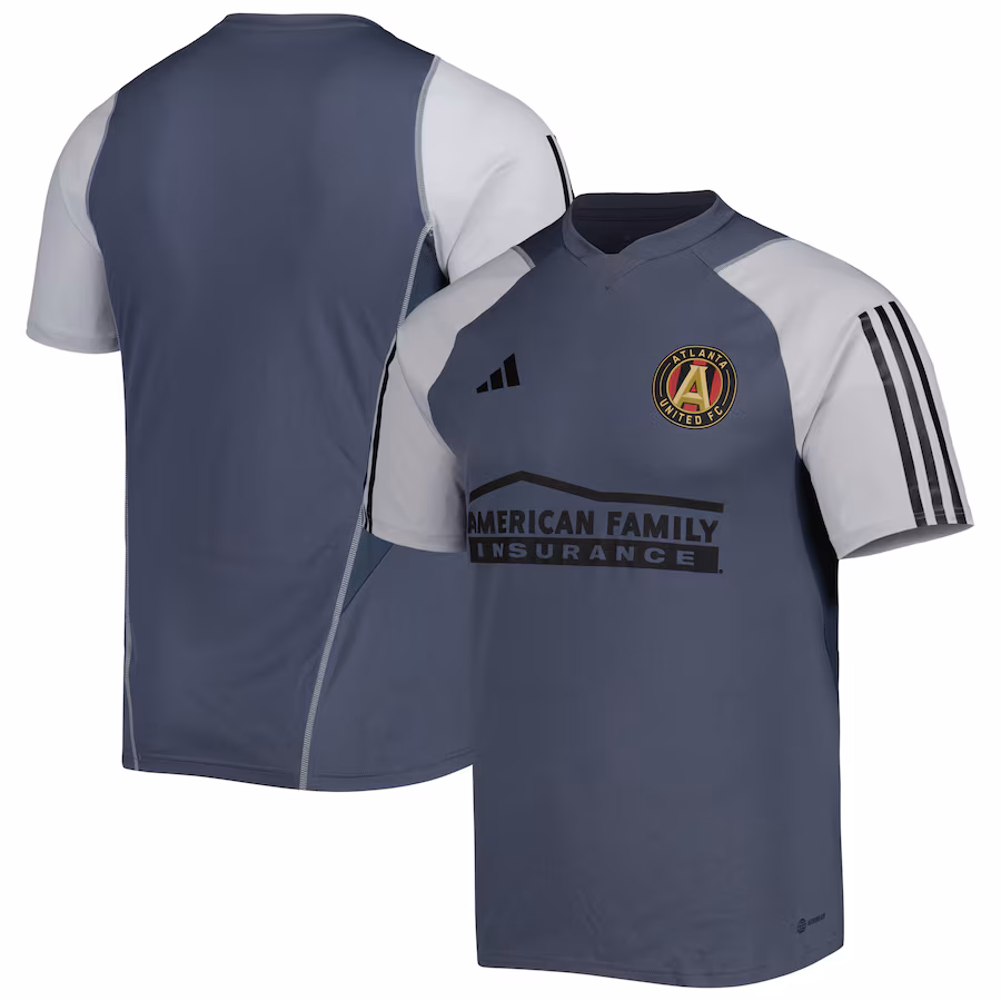 Men's Atlanta United FC adidas Gray 2023 On-Field Training Jersey - ujerseystore