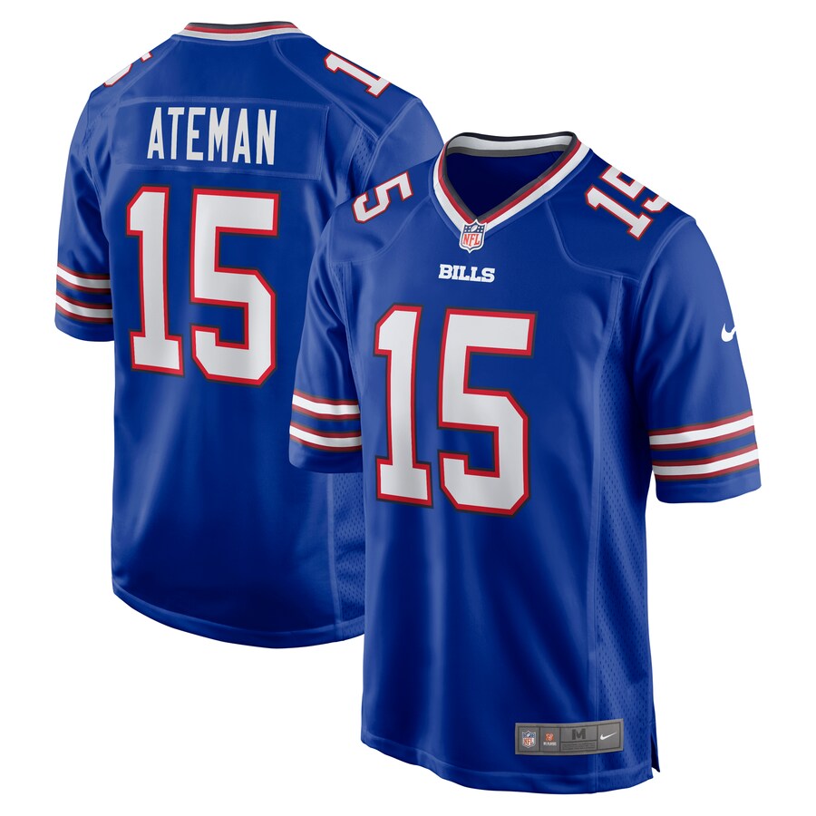 Men's Buffalo Bills Marcell Ateman Nike Royal Team Game Jersey - ujerseystore