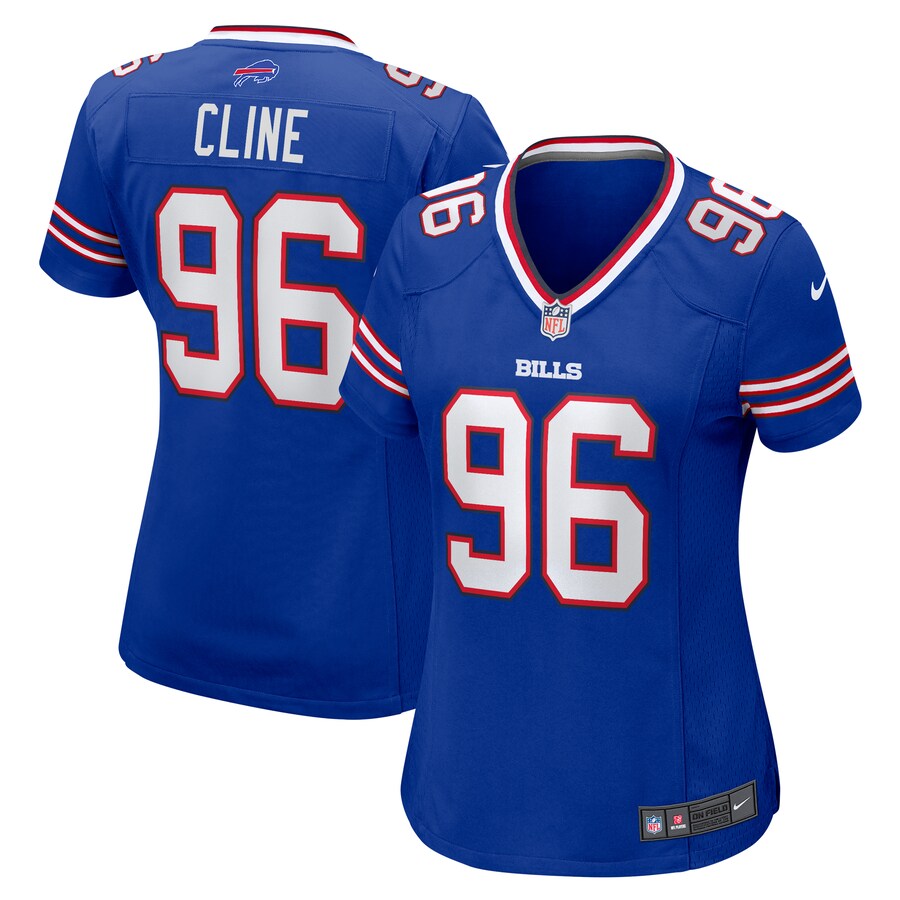 Women's Buffalo Bills Kameron Cline Nike  Royal Team Game Jersey - ujerseystore