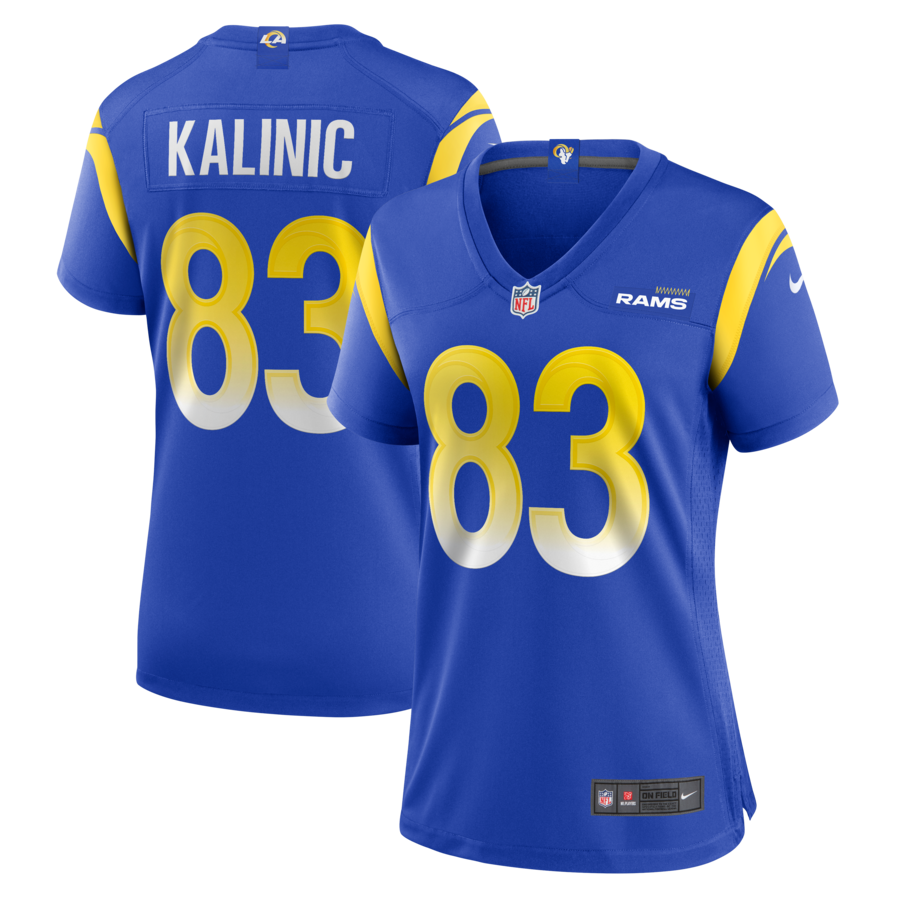 Women's Los Angeles Rams Nikola Kalinic Nike Royal  Game Jersey - ujerseystore