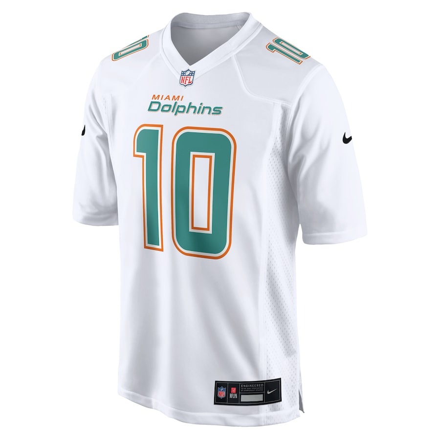 Men's Miami Dolphins Tyreek Hill Nike White Fashion Game Jersey - ujerseystore