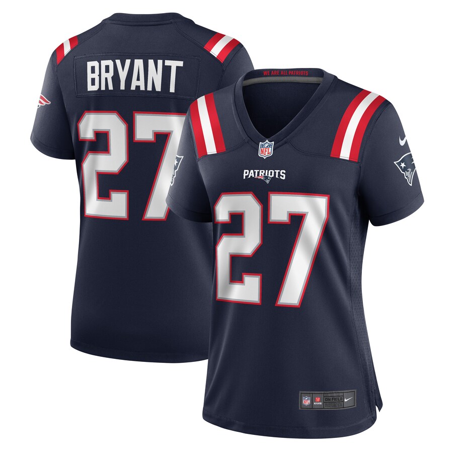 Women's New England Patriots Myles Bryant Nike Navy Game Player Jersey - ujerseystore