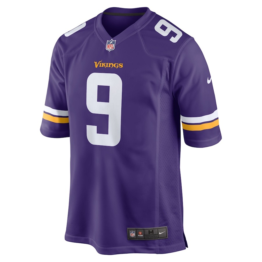Men's Minnesota Vikings J.J. McCarthy Nike Purple 2024 NFL Draft First Round Pick Player Game Jersey - ujerseystore