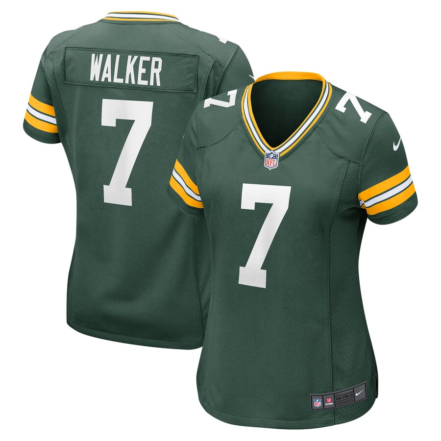 Women's Green Bay Packers Quay Walker Nike Green Player Game Jersey - ujerseystore