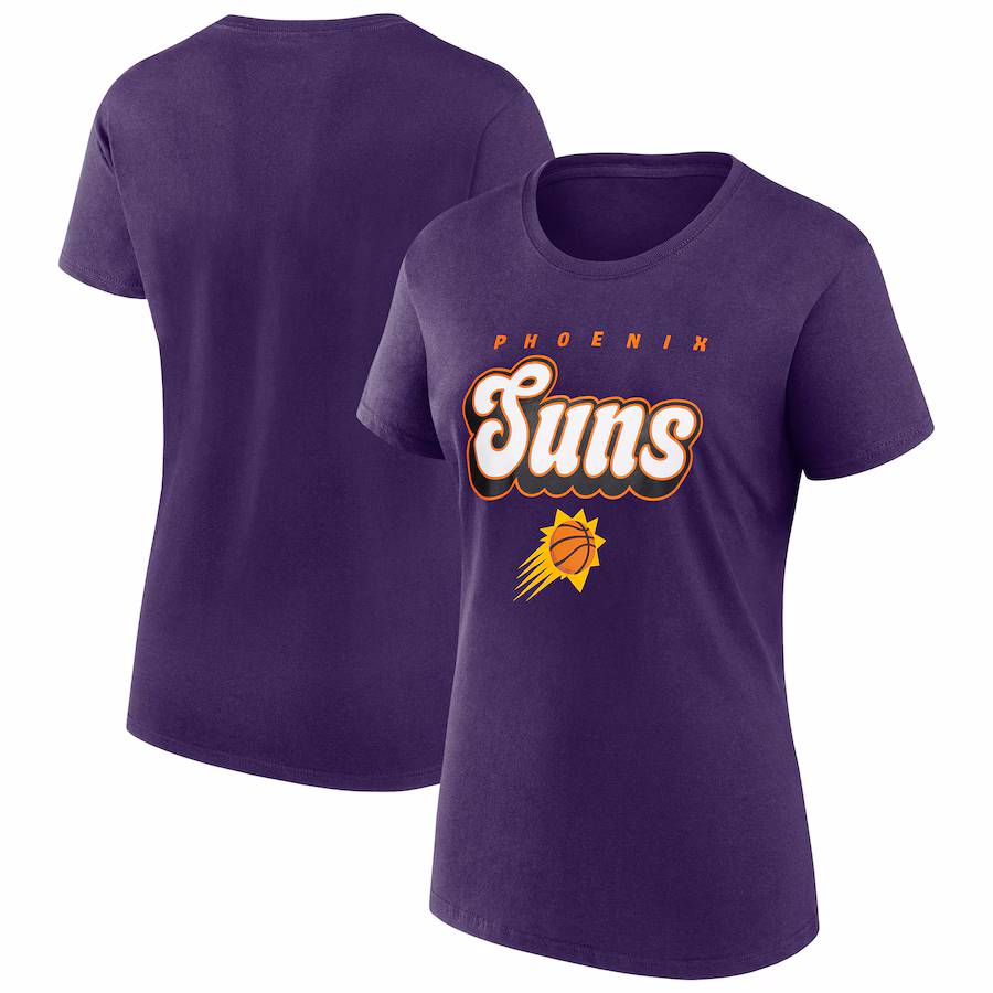 Women's Phoenix Suns  Fanatics Dark Purple T-Shirt - ujerseystore
