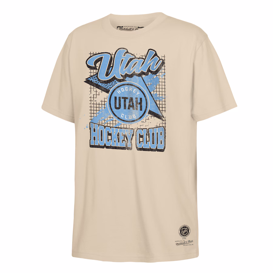 Youth NHL Utah Mitchell & Ness Natural Off The Grid T-Shirt - ujerseystore