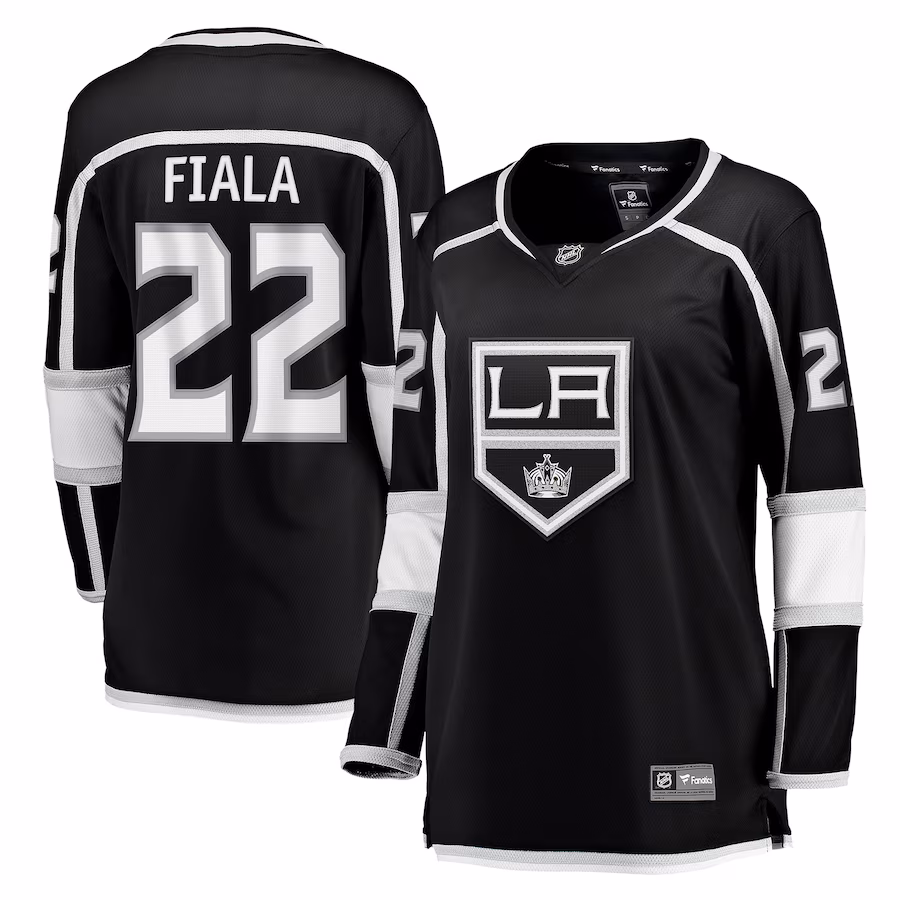 Women's Los Angeles Kings Kevin Fiala Fanatics Black Home Breakaway Player Jersey - ujerseystore
