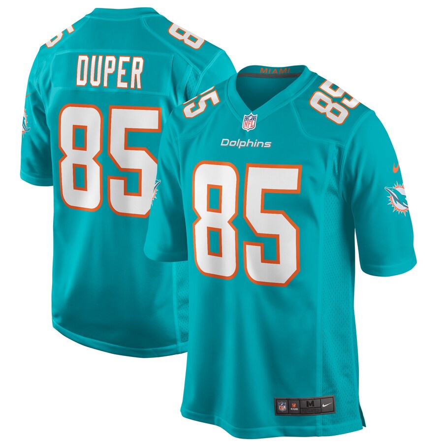 Men's Miami Dolphins Mark Duper Nike Aqua Game Retired Player Jersey - ujerseystore
