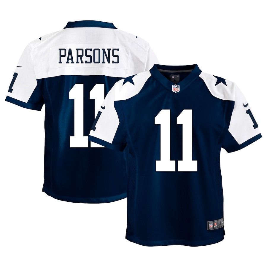 Youth Dallas Cowboys Micah Parsons Nike Navy Alternate Game Jersey - ujerseystore