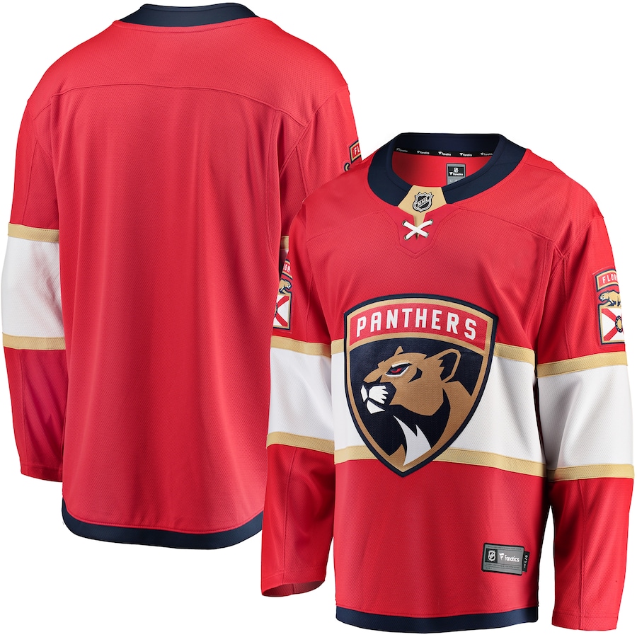 Men's Florida Panthers Fanatics Red Breakaway Home Jersey - ujerseystore