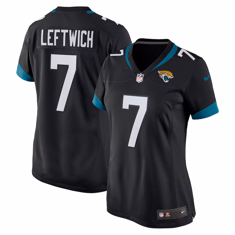 Women's Jacksonville Jaguars Byron Leftwich Nike Black Alternate Retired Player Game Jersey - ujerseystore