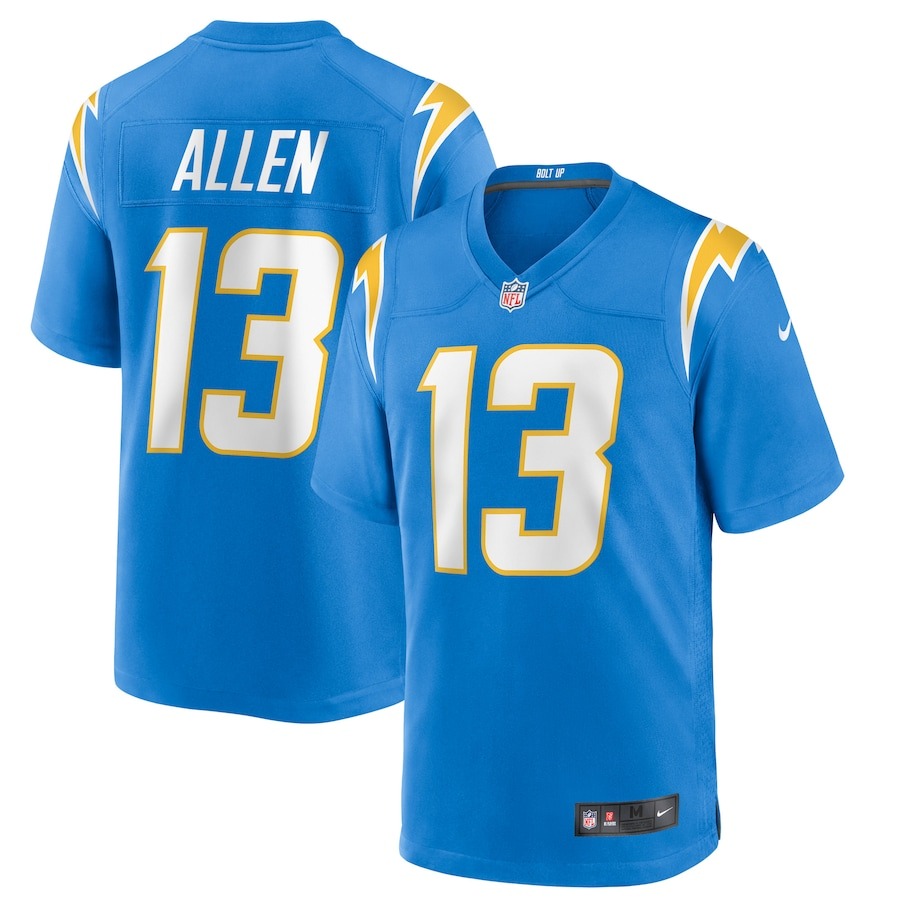 Men's Los Angeles Chargers Keenan Allen Nike Powder Blue Game Jersey - ujerseystore