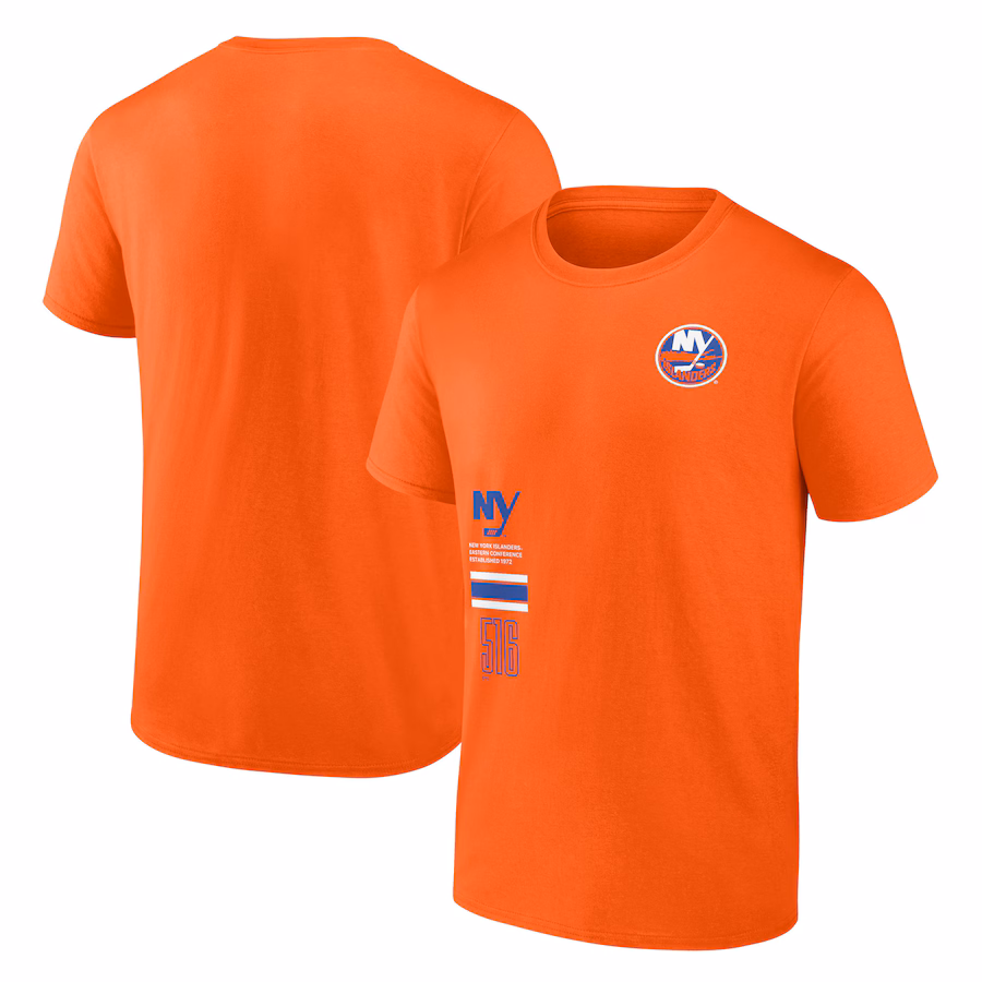 Men's New York Islanders Fanatics Orange Represent T-Shirt - ujerseystore
