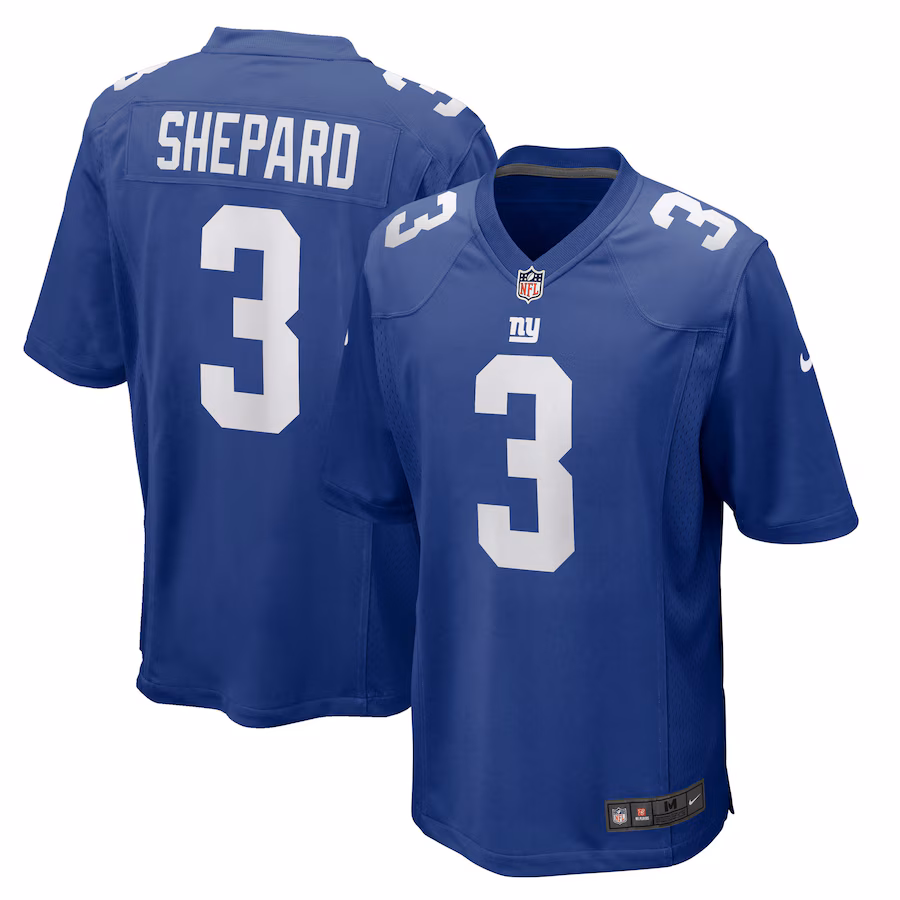 Men's New York Giants Sterling Shepard Nike Royal Game Player Jersey - ujerseystore