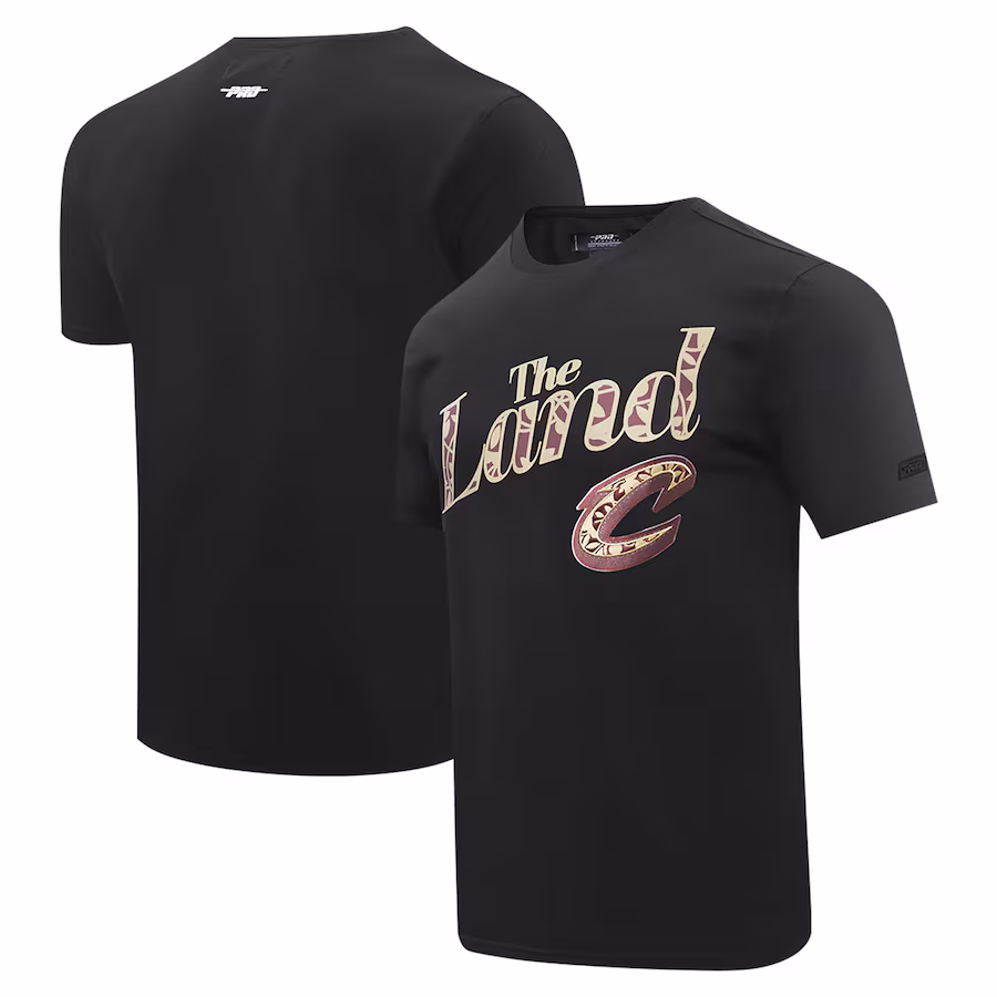 Men's Cleveland Cavaliers Pro Standard Black 2023 City Edition T-Shirt - ujerseystore