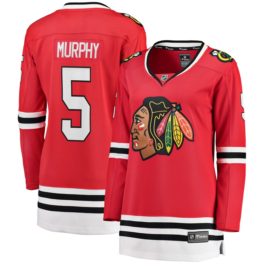 Women's Chicago Blackhawks Connor Murphy Fanatics Branded Red Breakaway Player Jersey - ujerseystore