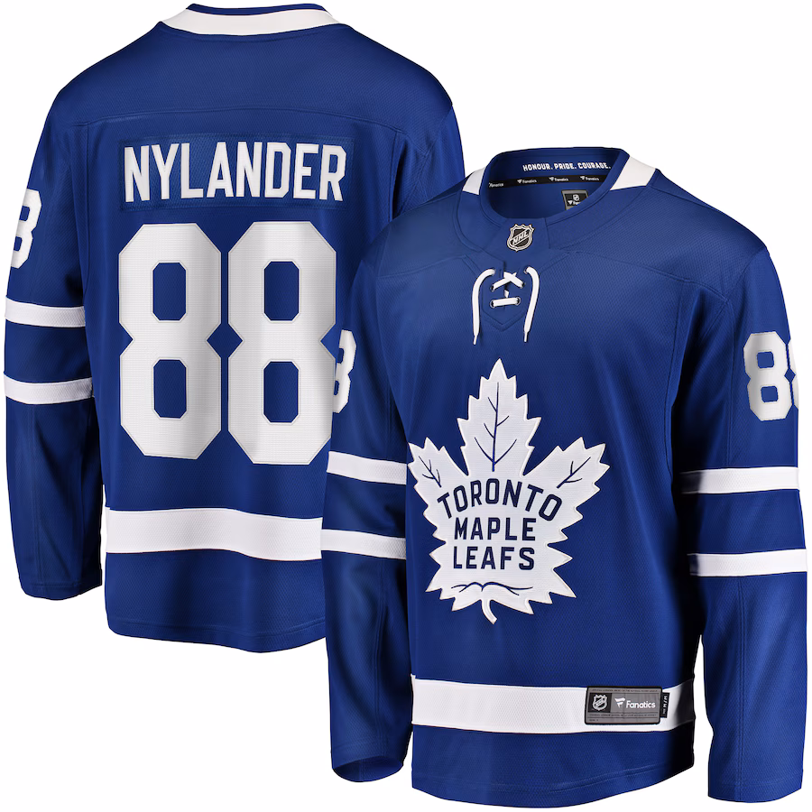 Men's Toronto Maple Leafs William Nylander Fanatics Blue Home Breakaway Player Jersey - ujerseystore