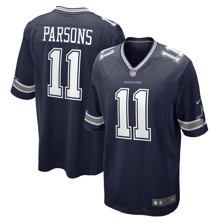 Youth Dallas Cowboys Micah Parsons Nike Navy Game Jersey - ujerseystore